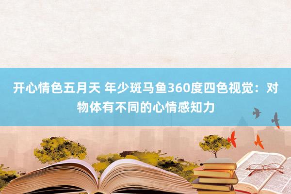 开心情色五月天 年少斑马鱼360度四色视觉：对物体有不同的心情感知力