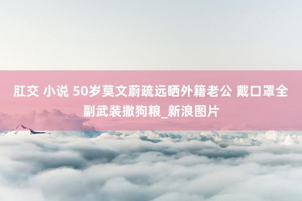 肛交 小说 50岁莫文蔚疏远晒外籍老公 戴口罩全副武装撒狗粮_新浪图片